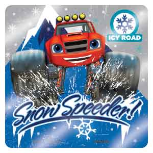 Blaze & The Monster Machines - Snow Speeder Foil Stickers